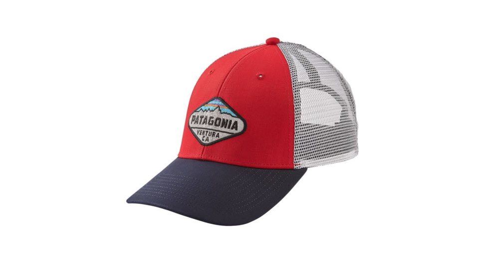 Patagonia Fitz Roy Crest LoPro Trucker Hat - Mens-Fire-One Size-One Size