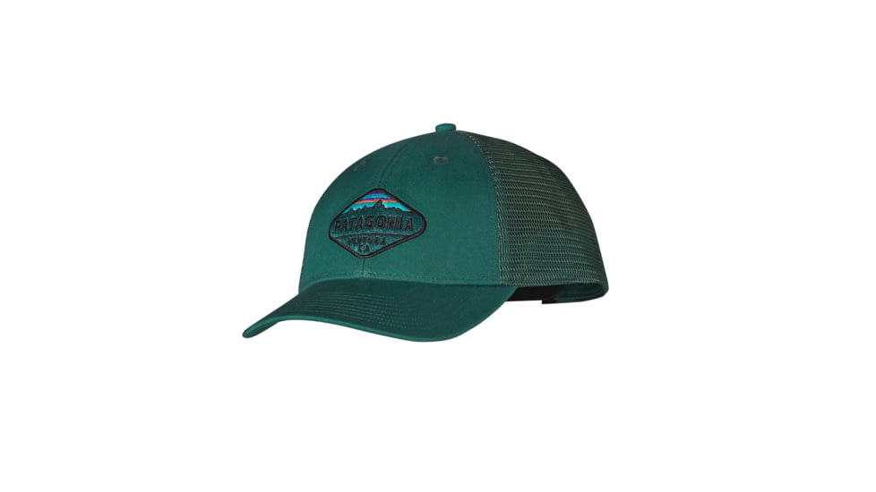 Patagonia Fitz Roy Crest LoPro Trucker Hat - Unisex-Arbor Green-One Size-One Size