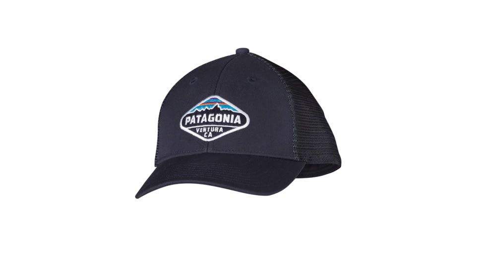 Patagonia Fitz Roy Crest LoPro Trucker Hat - Unisex-Navy Blue-One Size-One Size