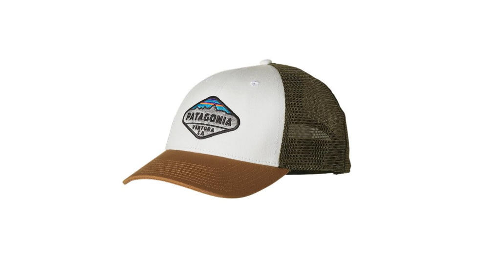 Fitz Roy Crest LoPro Trucker Hat - Unisex-White-One Size-One Size