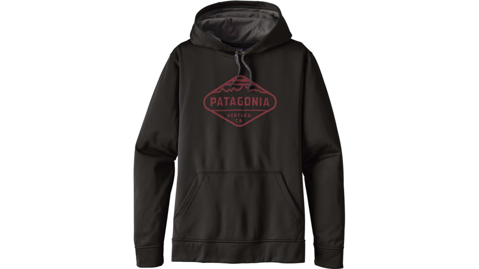 Patagonia Fitz Roy Crest PolyCycle Hoody - Men's-Black-Large