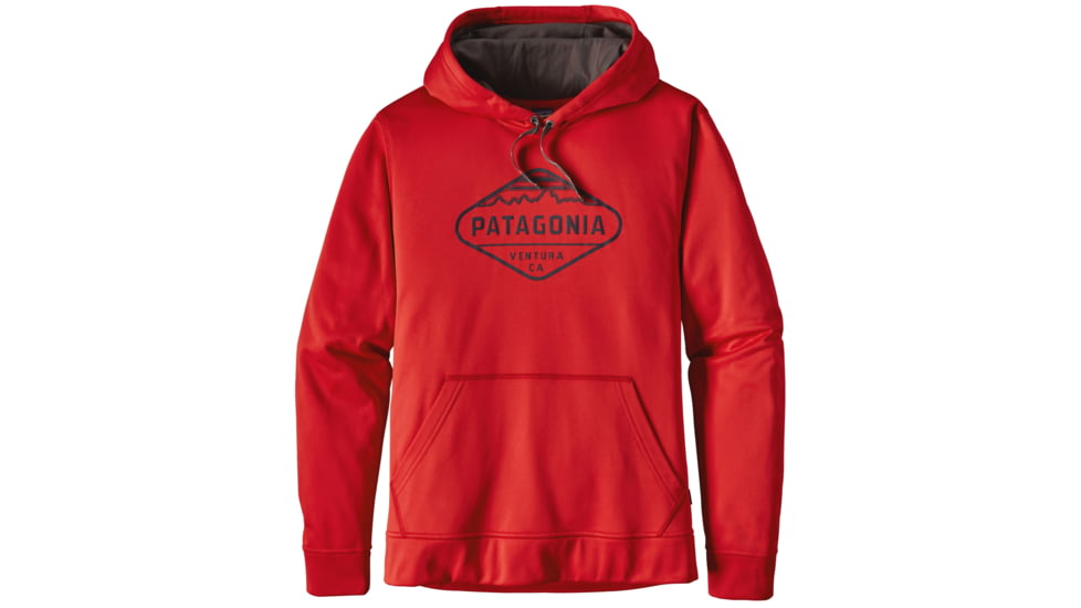 Patagonia Fitz Roy Crest Polycycle Hoody - Men's-Fire-X-Large
