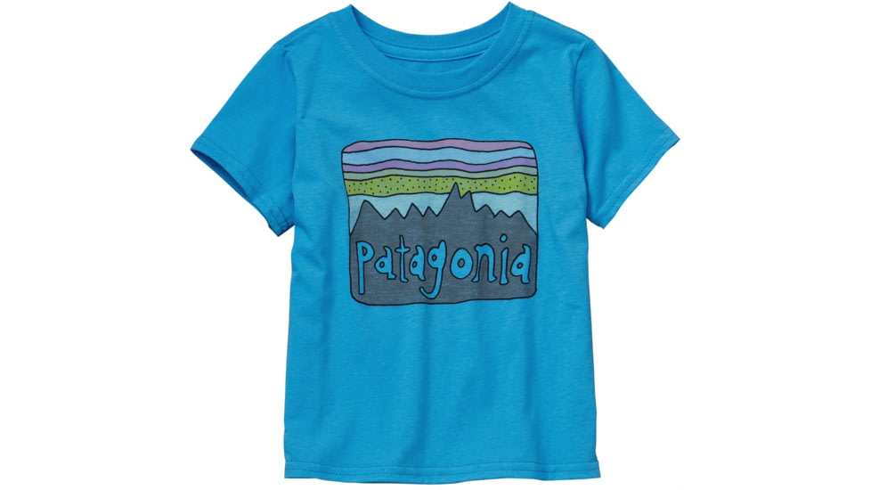 Fitz Roy Skies T-Shirt - Baby -5T-Electron Blue