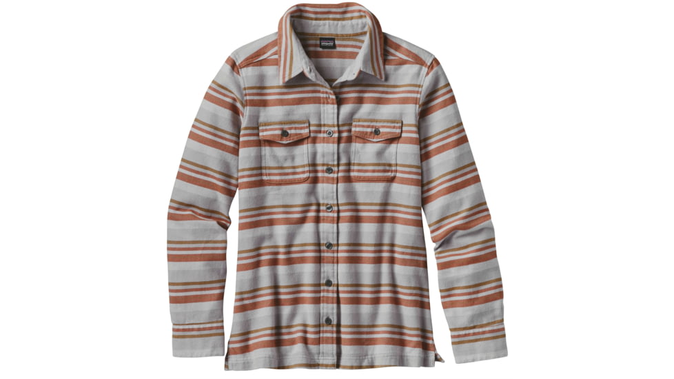 Patagonia Fjord Flannel Long Sleeve Shirt - Women's-Arborist/Drifter Grey-10