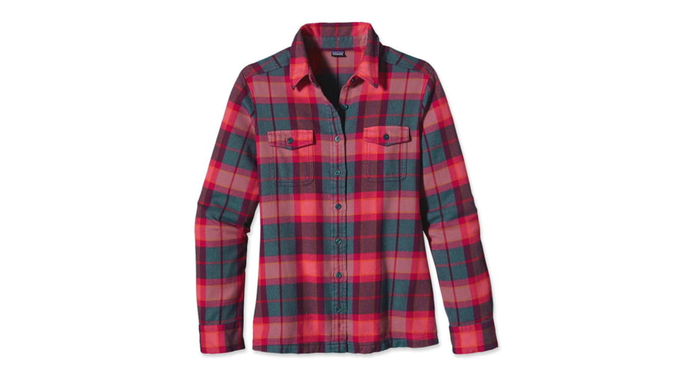 Patagonia Fjord Flannel Long Sleeve Shirt - Women's-Roadie/Ikat Purple-2
