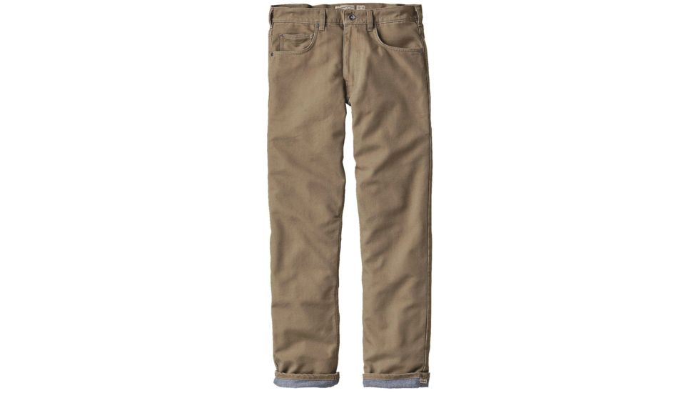 Patagonia Flannel Lined Straight Fit Jean - Men's -Ash Tan-30 Waist-Short Inseam