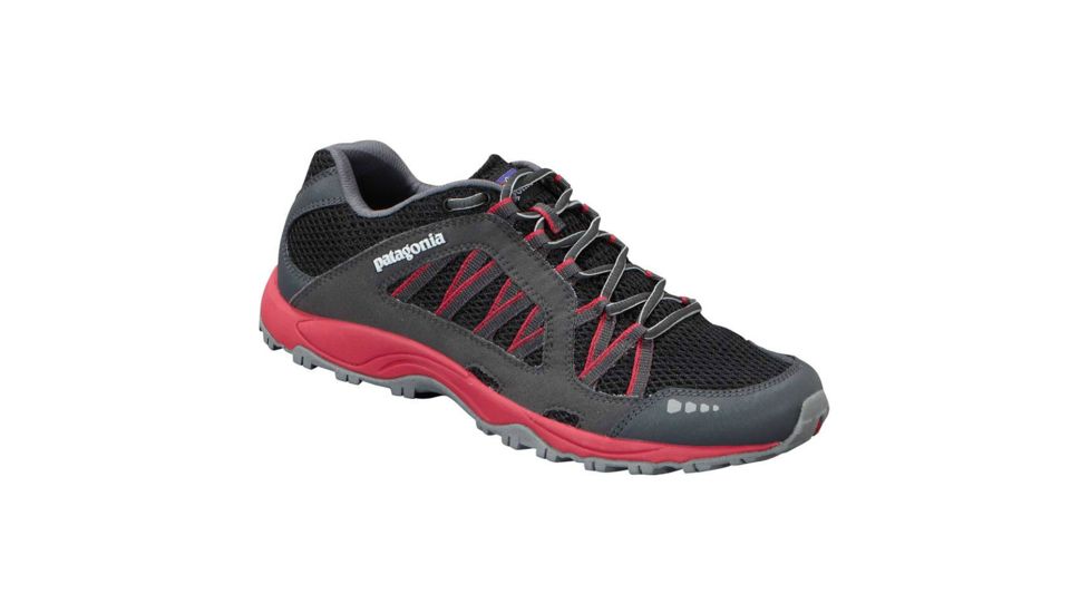 Patagonia Fore Runner Evo Trail Running Shoe - Men's-Black/Red Delicious-11.5 US