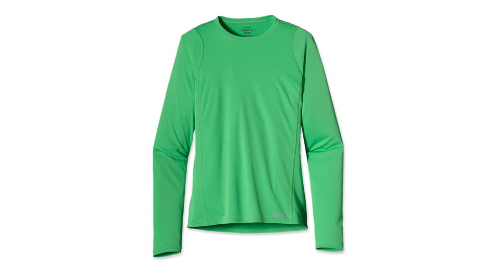 Patagonia Fore Runner Long Sleeve Shirt - Women's-Aloe Green-Medium