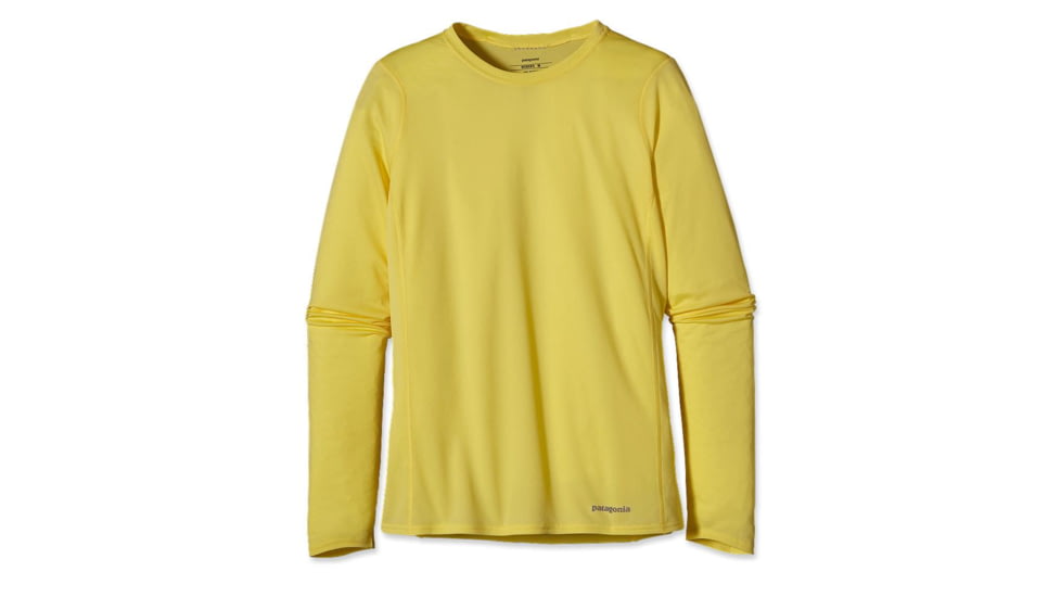 Patagonia Fore Runner Long Sleeve Shirt - Women's-Pineapple-Large