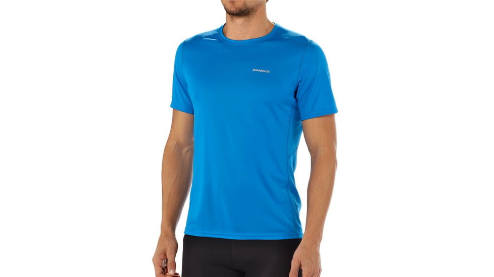 Patagonia Fore Runner Short-Sleeve Shirt - Men's-Andes Blue-Small