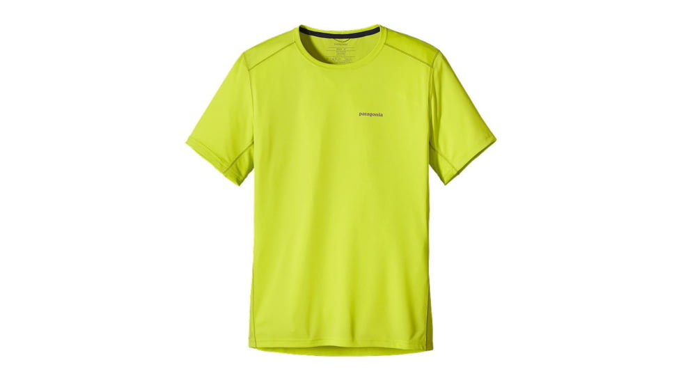 Patagonia Fore Runner Short-Sleeve Shirt - Men's-Chartreuse-Small