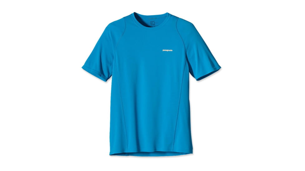 Patagonia Fore Runner Short-Sleeve Shirt - Men's-Larimar Blue-Medium