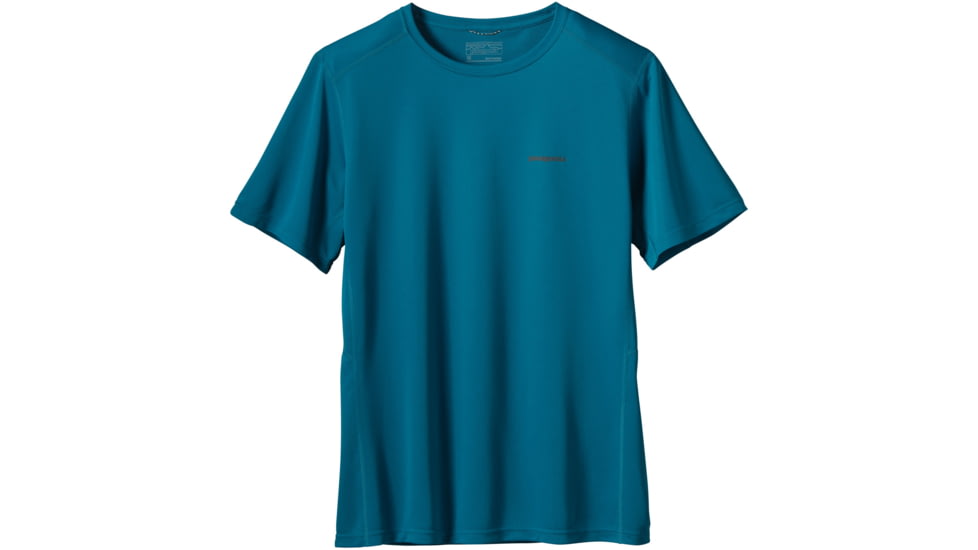 Fore Runner Short-Sleeve Shirt - Mens-Underwater Blue-X-Large