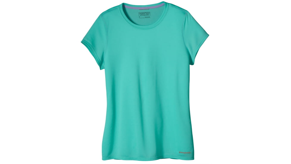 Fore Runner Short Sleeve Shirt - Womens-Howling Turquoise-X-Small