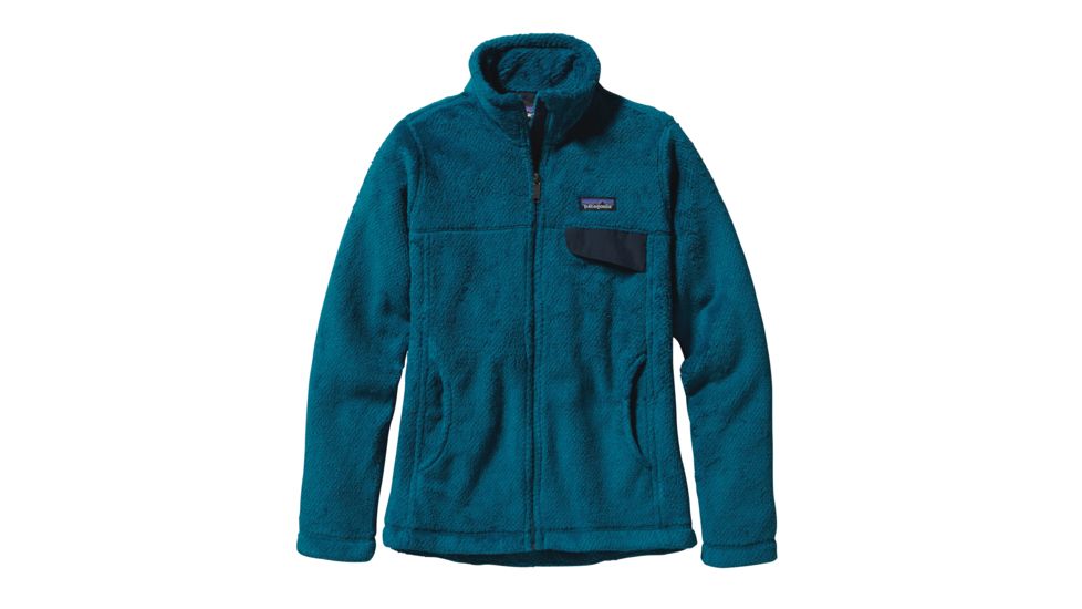 Patagonia Full-Zip Re-Tool Jacket - Womens-Large-Underwater Blue/Crater Blue