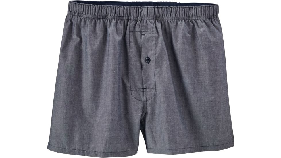 Patagonia Go-To Boxers - Men's-Chambray/Navy Blue-Small