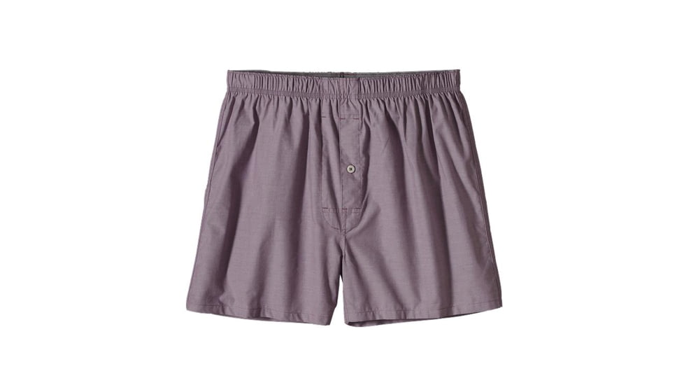 Patagonia Go-To Boxers - Mens-Chambray/Tyrian Purple-Large