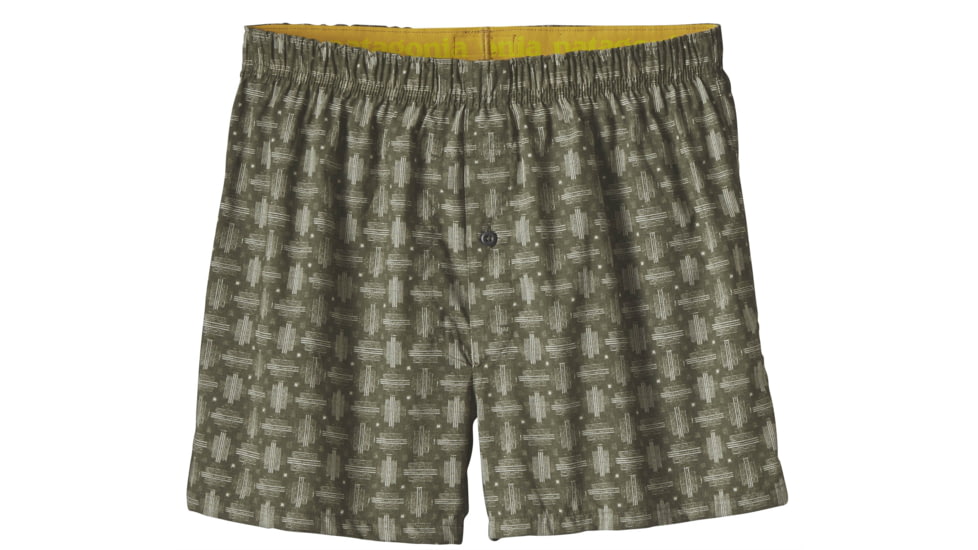 Patagonia Go-To Boxers - Men's-Pine NeedleWS/Industrial Green-X-Large