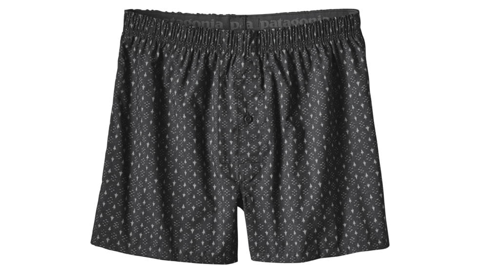 Patagonia Go-To Boxers - Men's-Treelines/Forge Grey-Large