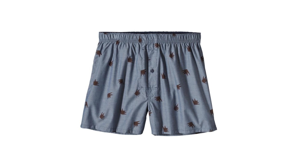 Patagonia Go-To Boxers - Men's-Agave/Glass Blue-Medium