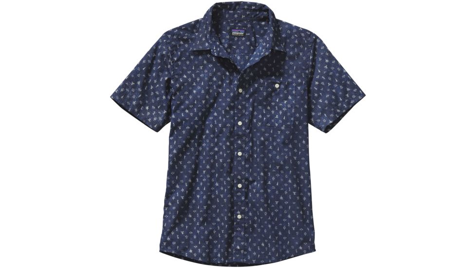 Patagonia Go To Shirt - Men's-Scorpo Pequeno/Channel Blue-Small