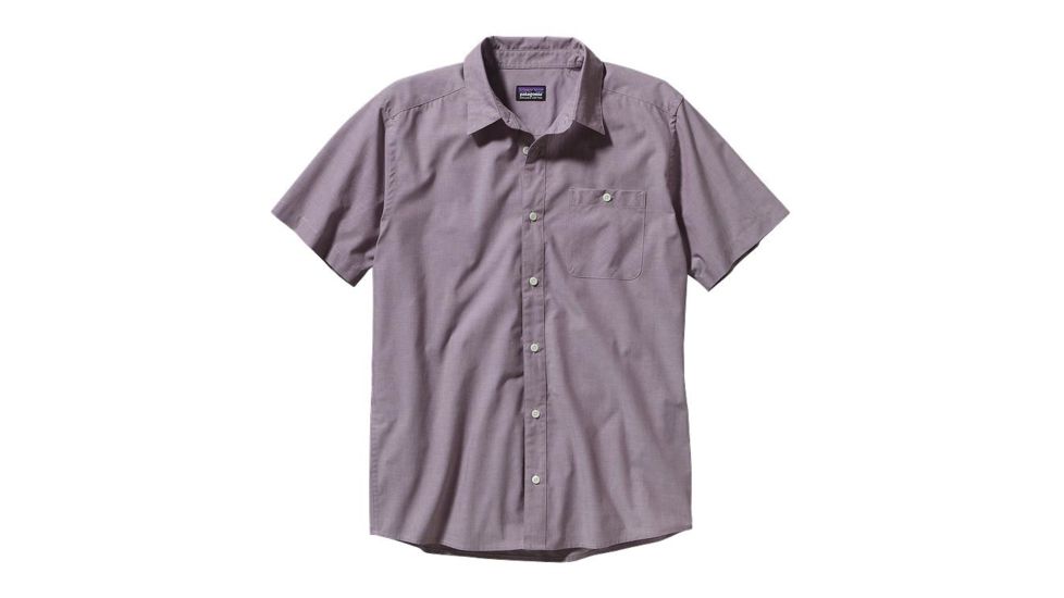 Go To Shirt - Mens-Chambray/Tyrian Purple-Small