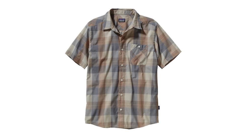 Go To Shirt - Mens-Salinan/Navy Blue-Small