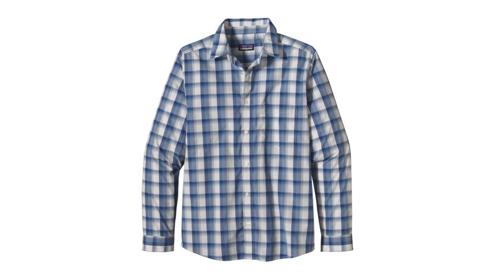 Patagonia Gone Again Long SleeveShirt - Men's-Tig/Bandana Blue-Medium