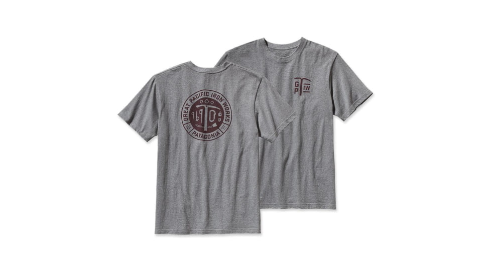 Patagonia GPIW Equipment T-Shirt - Men's-Gravel Heather-Small