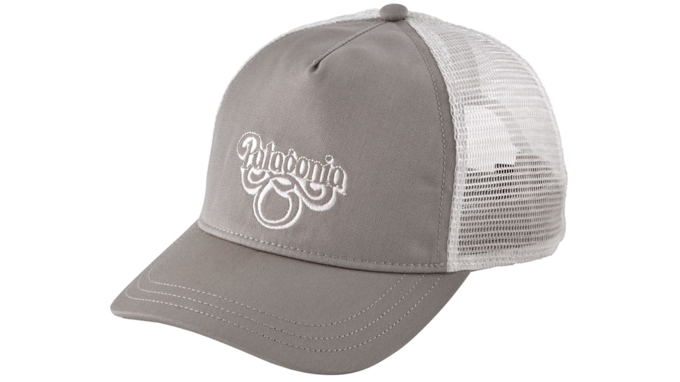 Patagonia Groovy Type Layback Trucker Hat - Women's-Drifter Grey