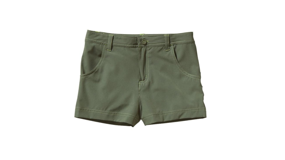 Patagonia Happy Hike Shorts - Girl-Camp Greens-X-Large