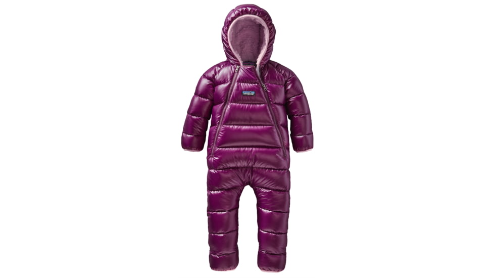Patagonia Hi-loft Down Sweater Bunting - Baby-Violet Red-6M