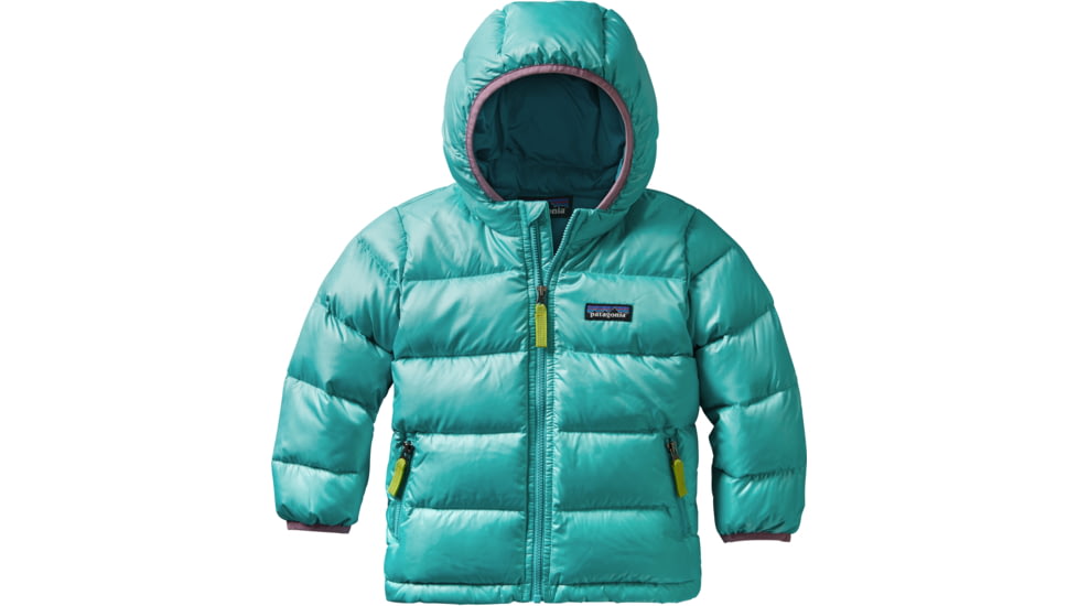 Patagonia Hi-Loft Down Sweater Hoody - Baby-Strait Blue-2T