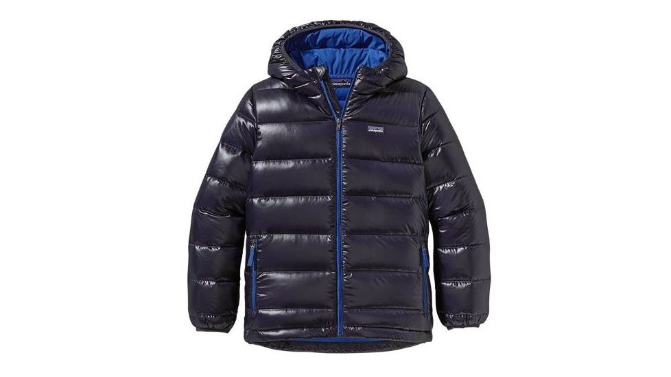 Patagonia Hi-loft Down Sweater Hoody - Boy's-Crater Blue-Small