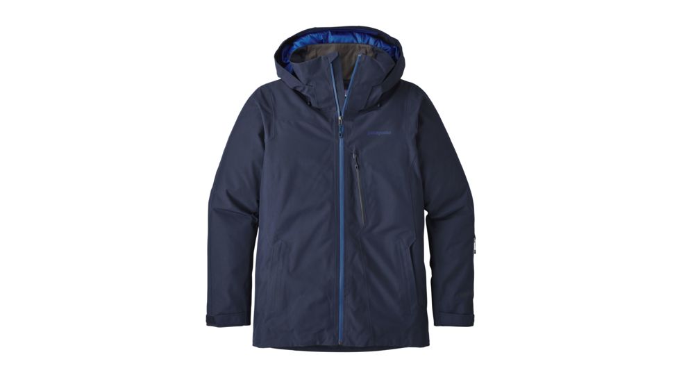 Patagonia Insulated Powder Bowl Jacket - Mens-Navy Blue-Large