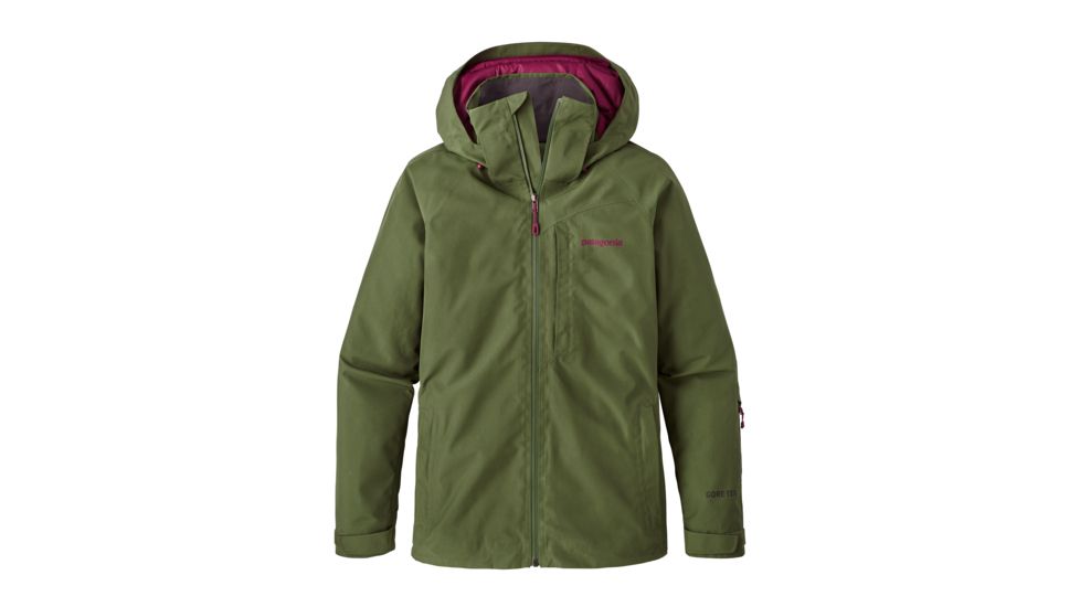 Patagonia Insulated Powder Bowl Jacket - Womens-Buffalo Green-X-Large