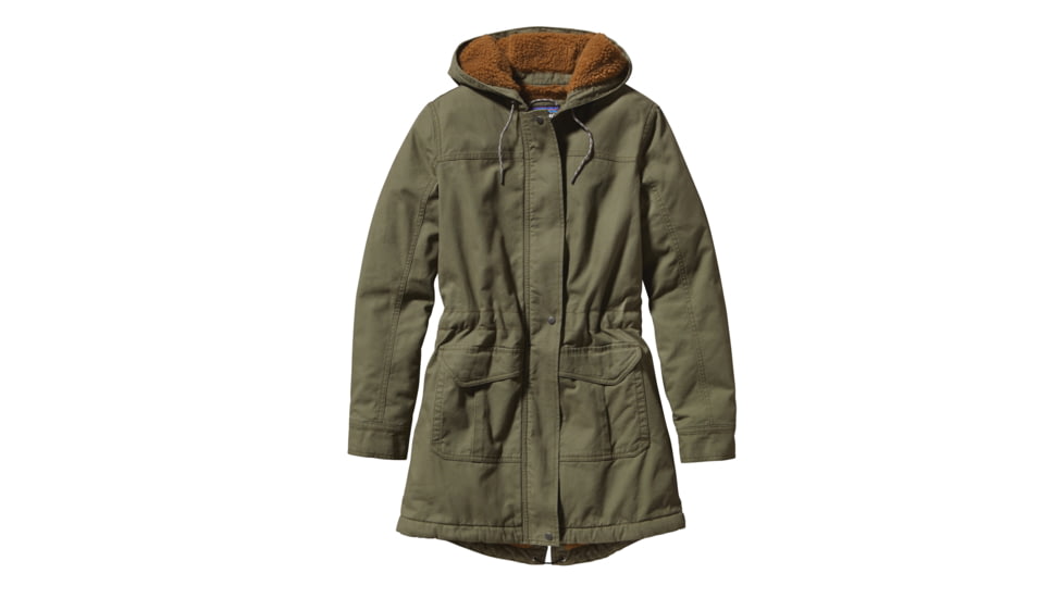 Patagonia Insulated Prairie Dawn Parka - Womens-Fatigue Green-X-Small