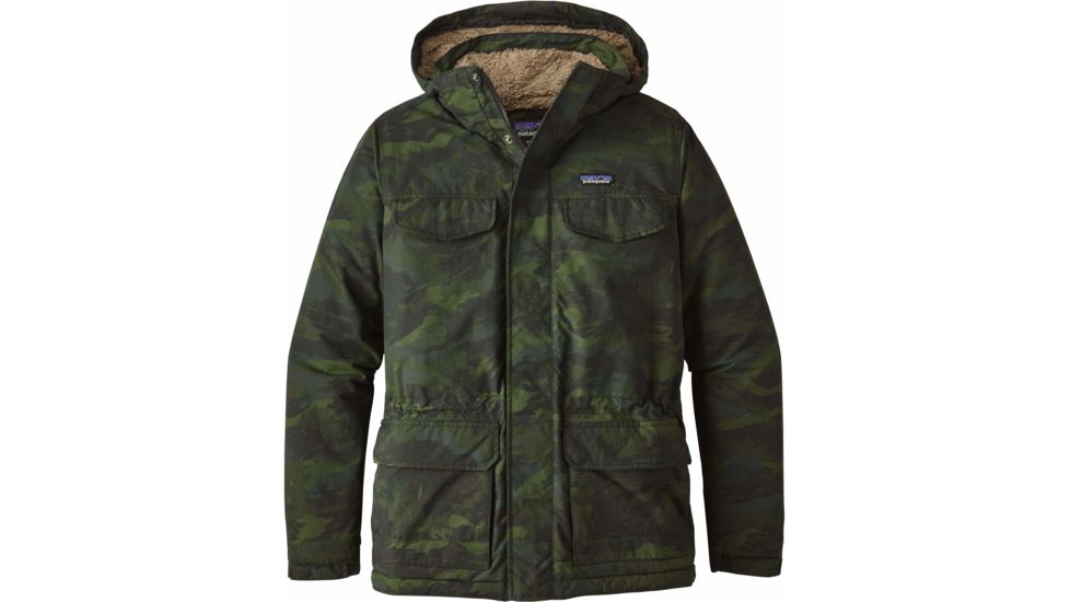 Patagonia Isthmus Parka - Men's-El Nino Camo/Carbon-X-Large