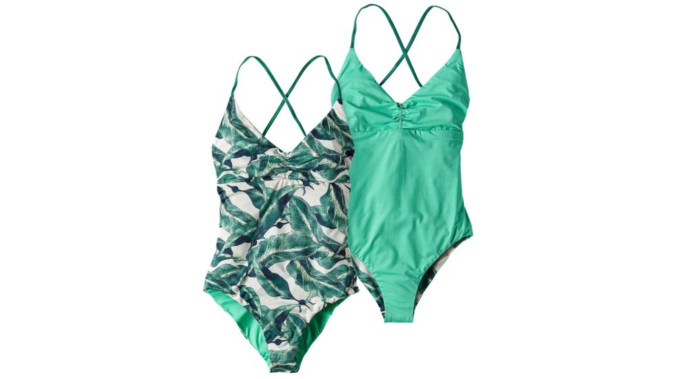 Patagonia Kupala One Piece Swimsuit - Women's-Monsoon Kelp/White-X-Small