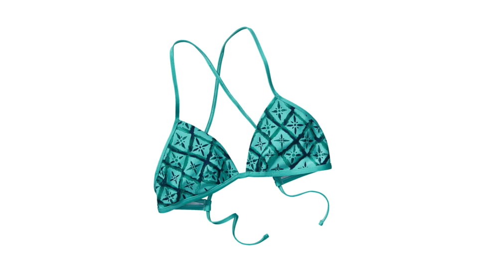 Kupala Print Swim Top - Womens-Large-Talavera Tiles/Howling Turquoise