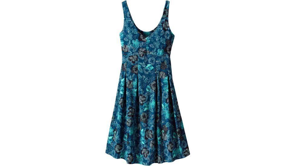 Patagonia Laurel Ridge Dress - Women's-Dropdot/Big Sur Blue-Small