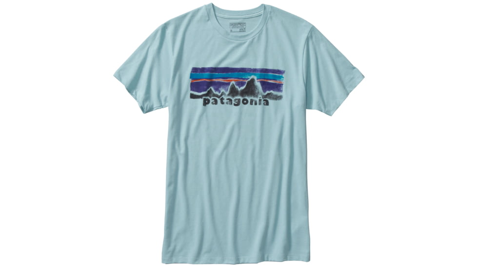 Patagonia Legacy Label T-Shirt - Men's -Tubular Blue-X-Large