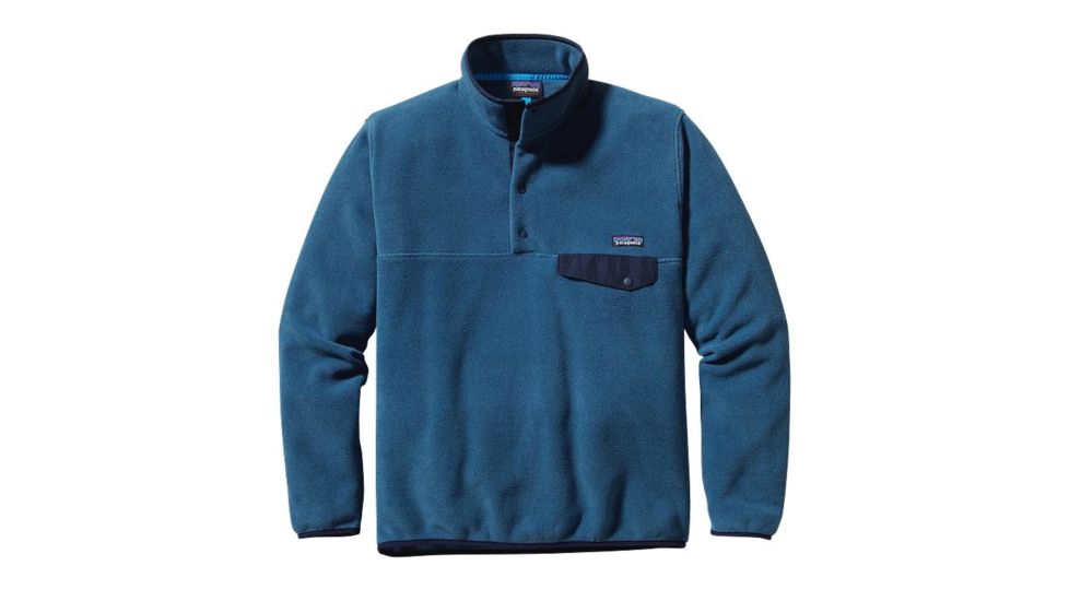 Patagonia Lightweight Synchilla Snap-T Pullover - Men's-Glass Blue-Small