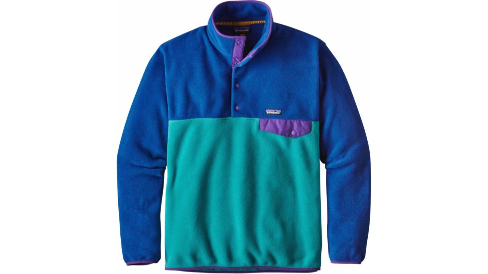 Patagonia Lightweight Synchilla Snap-T Pullover - Men's-Medium-True Teal