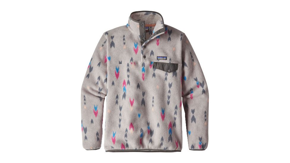Patagonia Lightweight Synchilla Snap-T Pullover - Women's-Wish Tails Big/Craft Pink-XX-Small