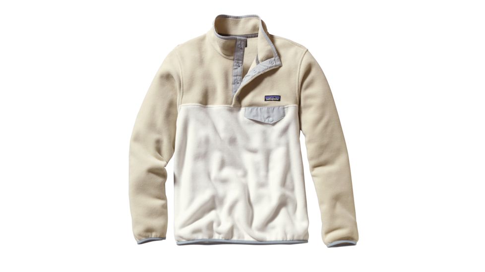Patagonia Lightweight Synchilla Snap-T Pullover - Womens-Bleached Stone-Large