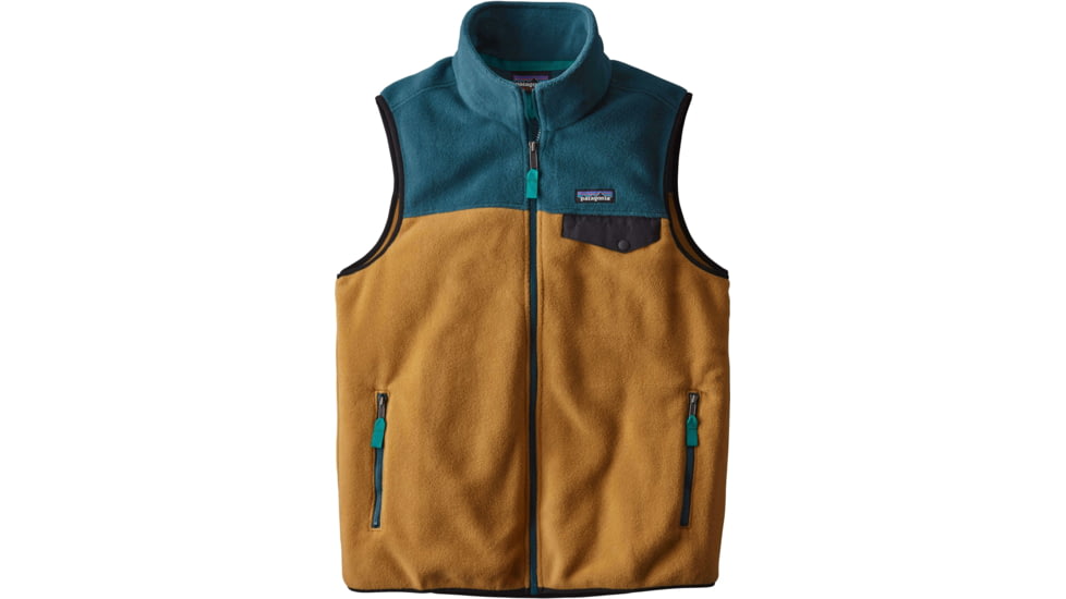 Patagonia Lightweight Synchilla Snap-T Vest - Men's-Oaks Brown-Small
