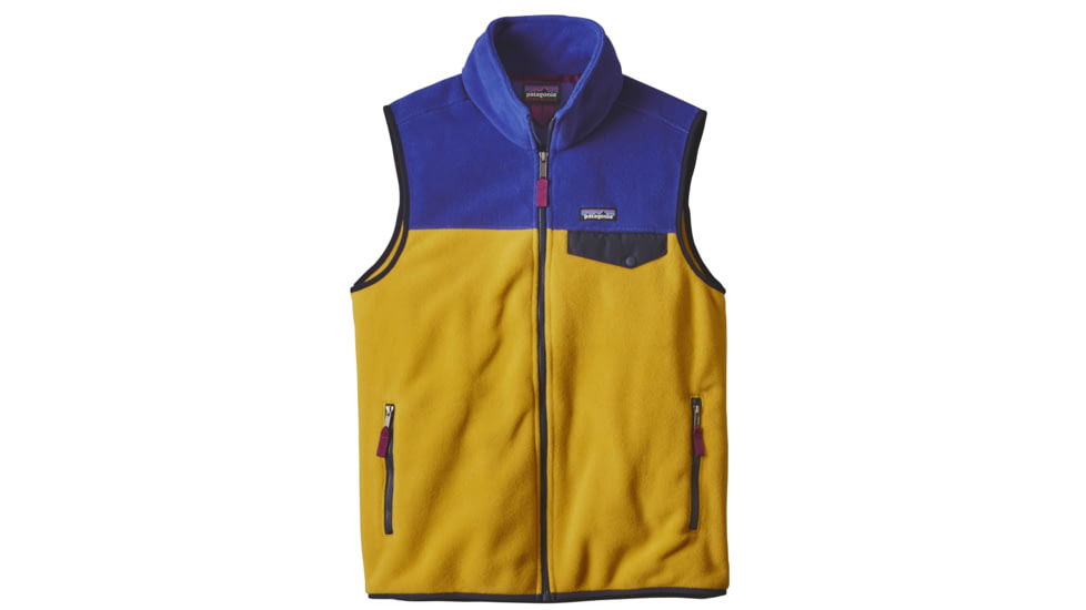 Patagonia Lightweight Synchilla Snap-T Vest - Men's-Sulphur Yellow-X-Large