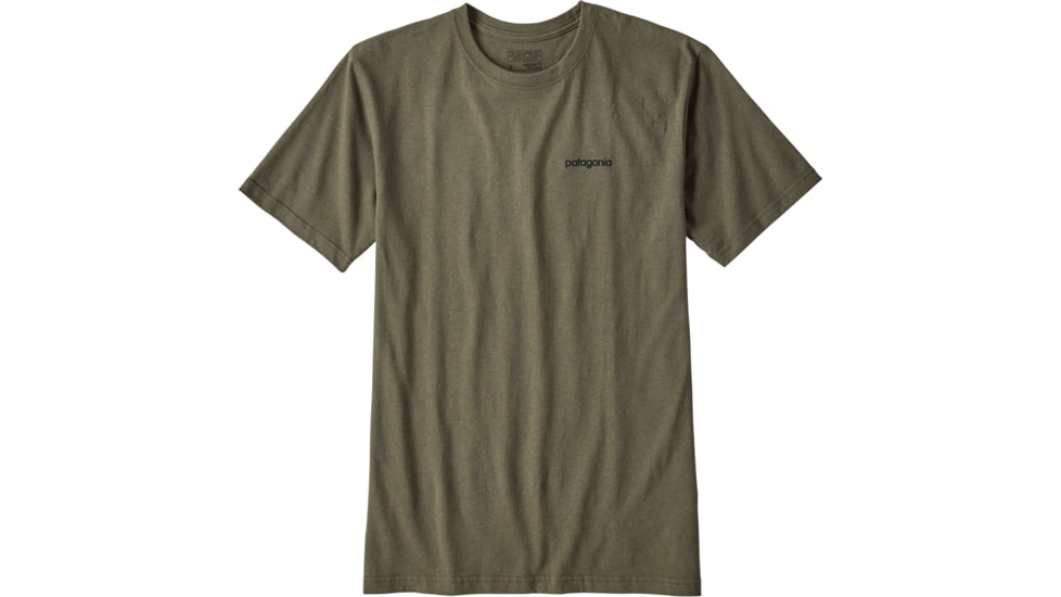 Patagonia Line Logo Badge Cotton/Poly Responsibili-Tee - Men's-Buffalo Green-Large