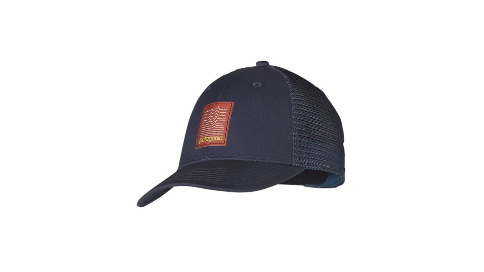 Patagonia Linear Evolution Lo Pro Trucker Hat - Men's-Navy Blue
